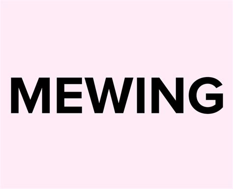 what's mewing slang